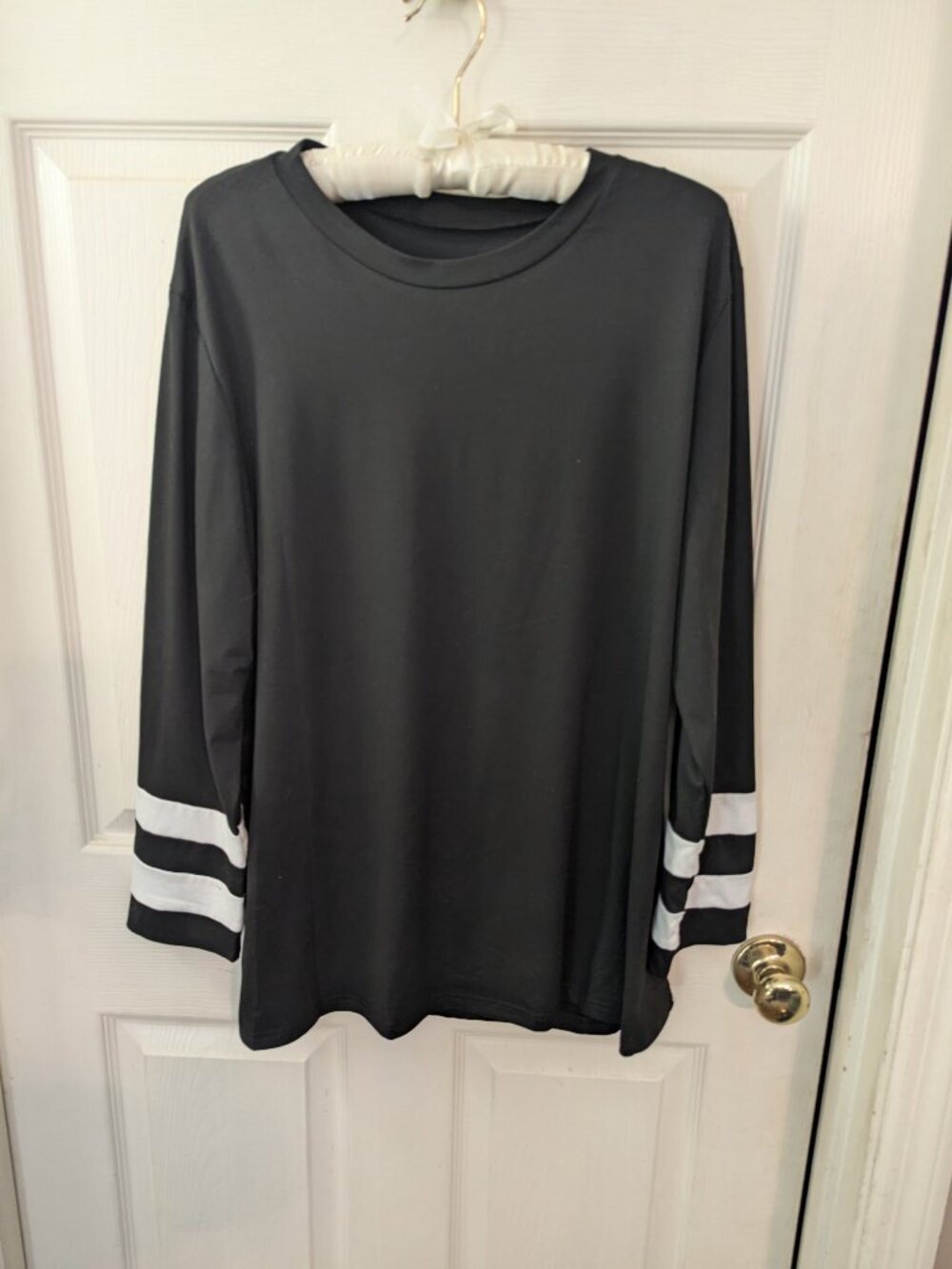 Long sleeve with white stripes XXL